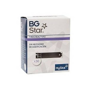 TIRAS REACTIVAS GLUCEMIA BGSTAR 50 U