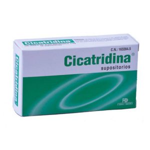 CICATRIDINA 10 SUPOSITORIOS