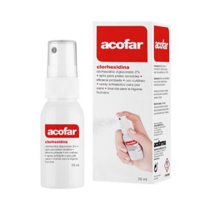 CLORHEXIDINA DIGLUCONATO 2 % ACOFAR SPRAY 25 ML
