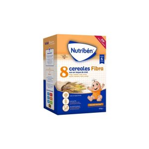NUTRIBEN 8 CEREALES Y MIEL FIBRA 600 GR.