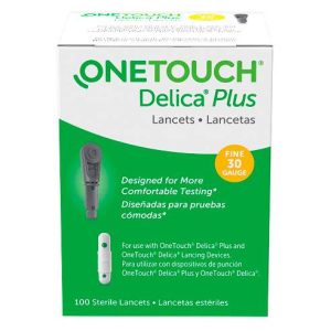 ONETOUCH DELICA PLUS LANCETAS 25 LANCETAS