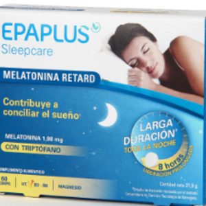 EPAPLUS SLEEPCARE MELATONINA RETARD PLUS 60 COMPRIMIDOS
