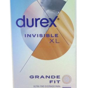 DUREX INVISIBLE XL PRESERVATIVOS 10 UNIDADES