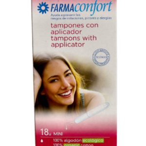TAMPONES FARMACONFORT HIPOALERGENICO MINI 18 U
