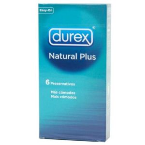 DUREX NATURAL PLUS EASY ON PRESERVATIVOS 6 U