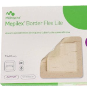 APOSITO ESTERIL MEPILEX BORDER FLEX LITE 3 UNIDADES 7,5 x 8,5 cm